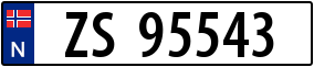 Truck License Plate